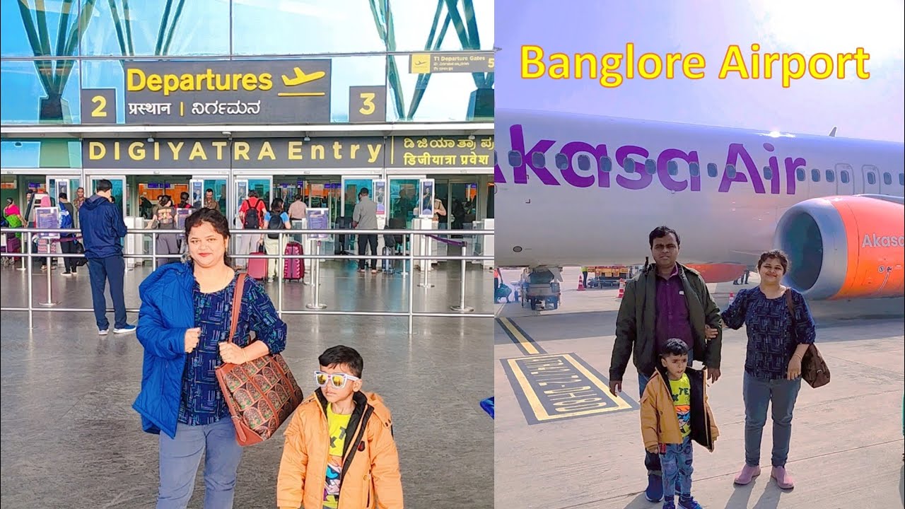 Bangalore Airport Terminal 1 Departure | Bangalore To Varanasi Via Air