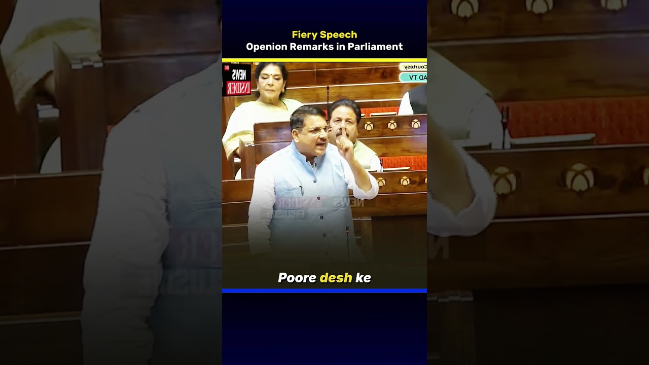 Sanjay Singh opening remarks in Parliament | Fiery Speech | Direct News