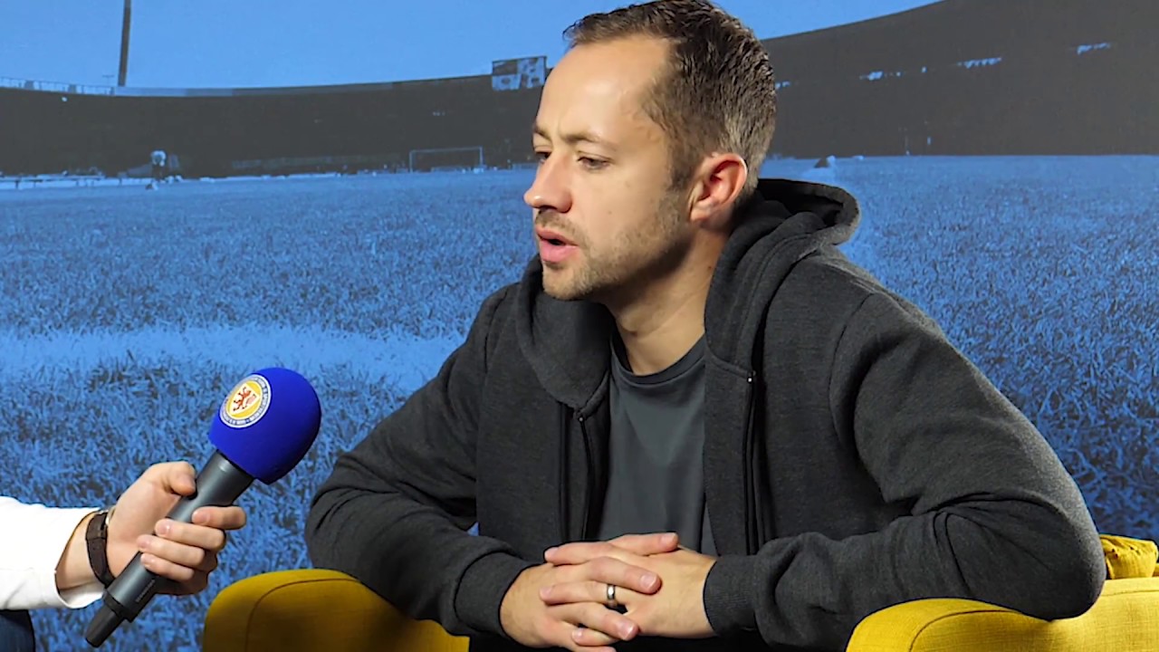 Lukas Kruse vor dem Spiel bei Gro&szlig;aspach