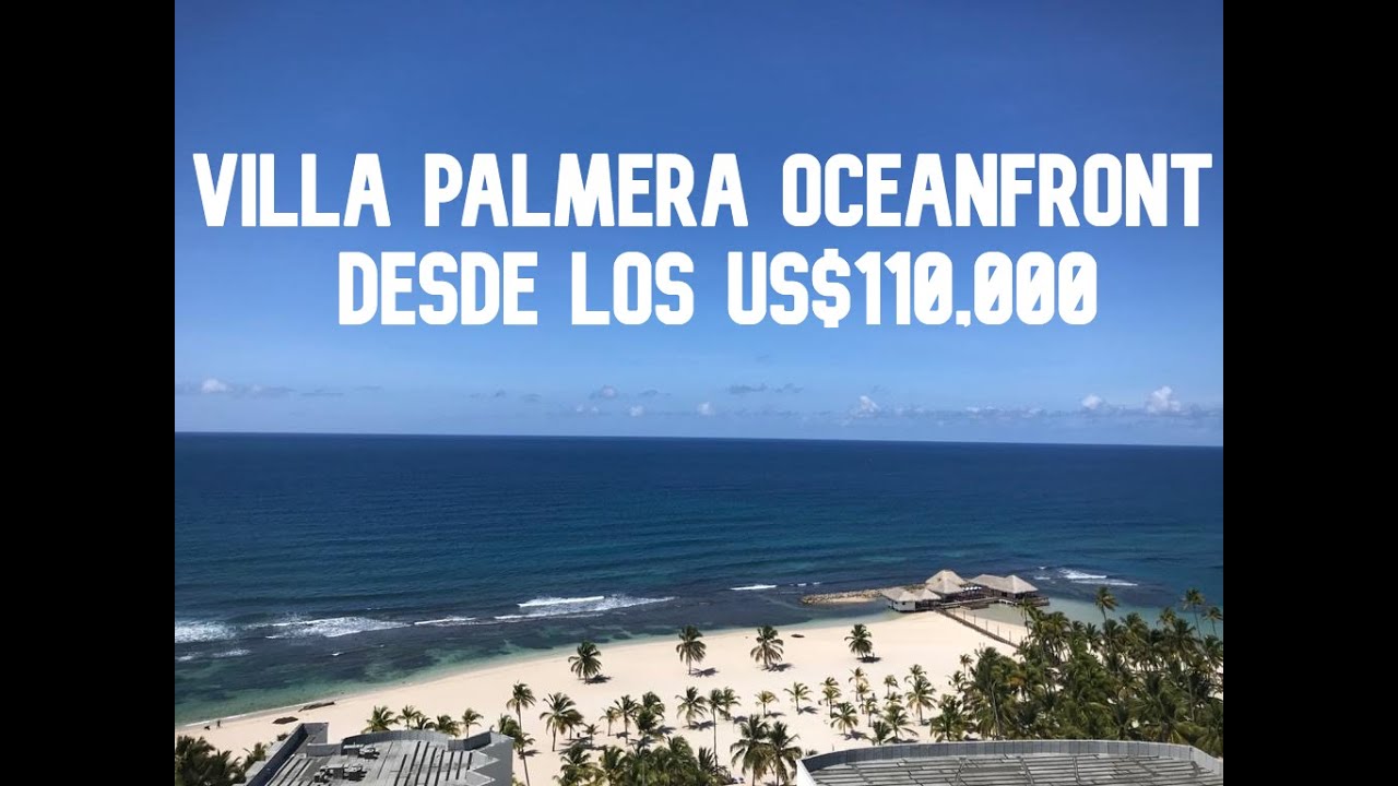 VILLA PALMERA OCEANFRONT JUAN DOLIO, ESPECTACULAR TORRE SEGUNDA LINEA DE PLAYA DESDE USD$: 110,000