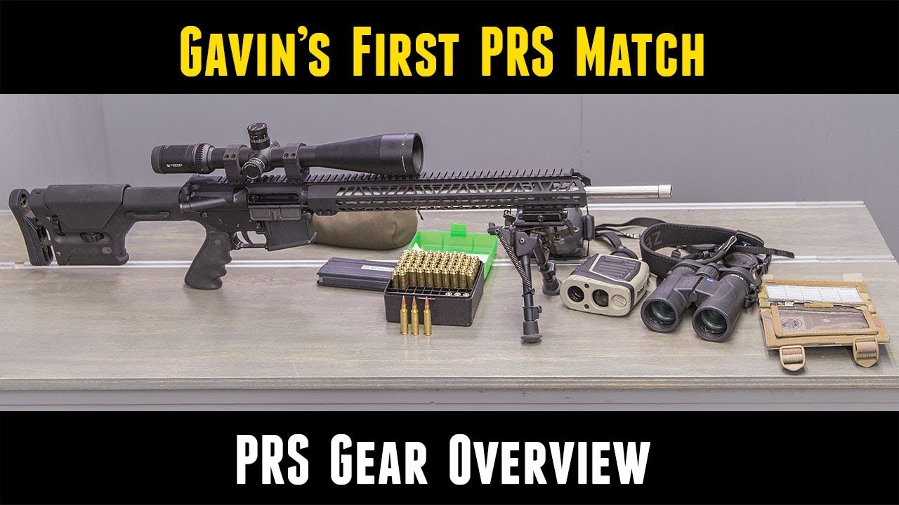 Gavin's First PRS Match: The Gear