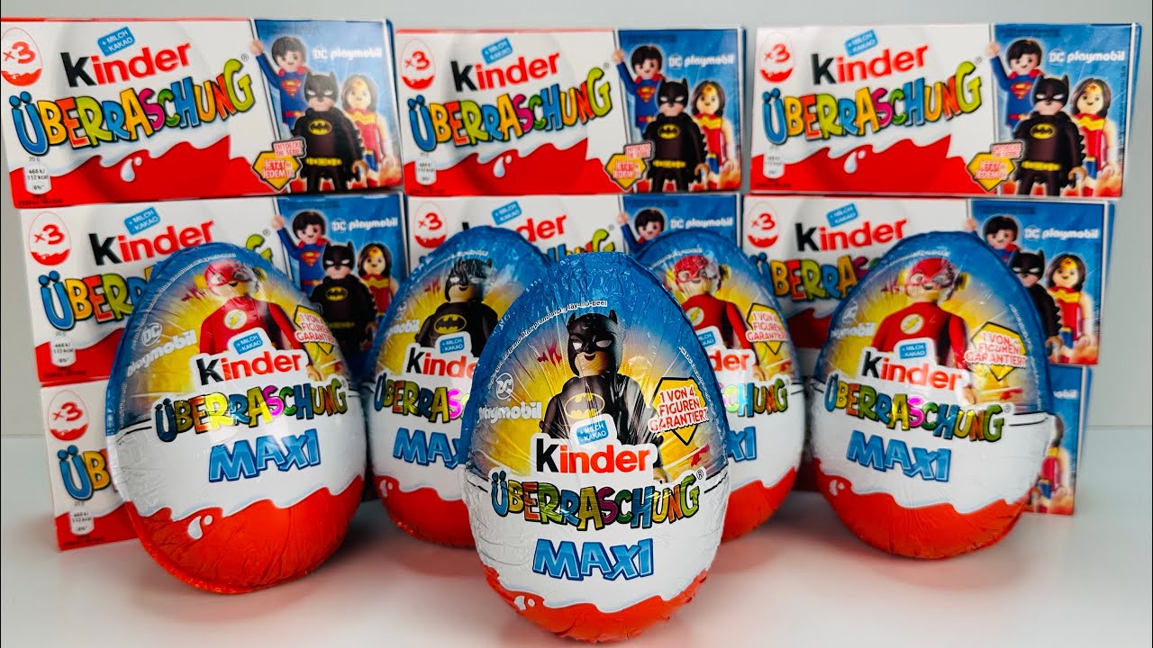 Kinder Surprise DC PLAYMOBIL 2025 Unboxing 3. Киндер Сюрприз ПЛЕЙМОБИЛЬ Выпуск 3