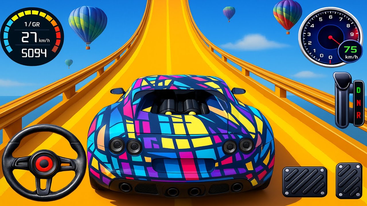 Impossible GT Car Stunts Racing - GT Car Stunt Master 3D Android Gameplay #11