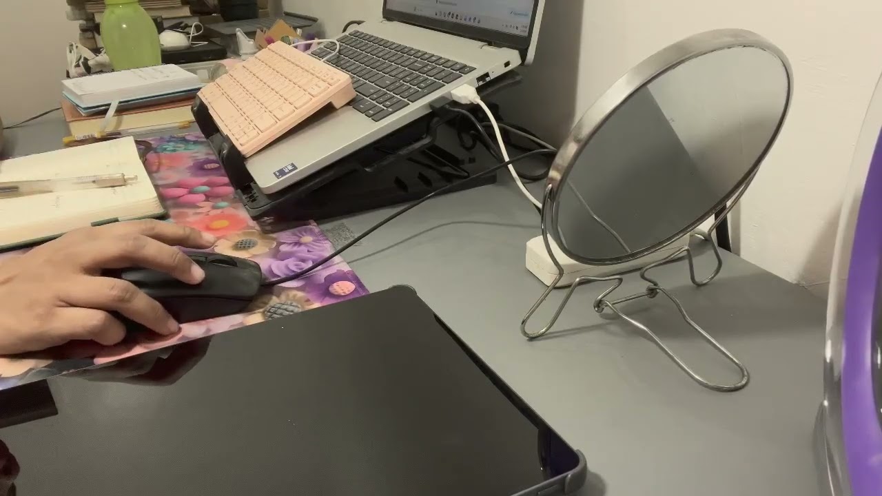 work (from home) with me | background noise, asmr, wfh, no music