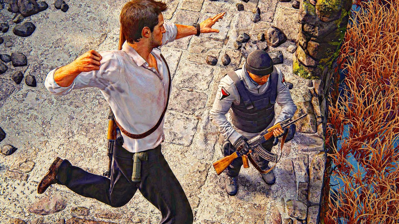 Uncharted 4 Remastered — Auction Fight Outfit Aggressive Stealth Kills | PS5