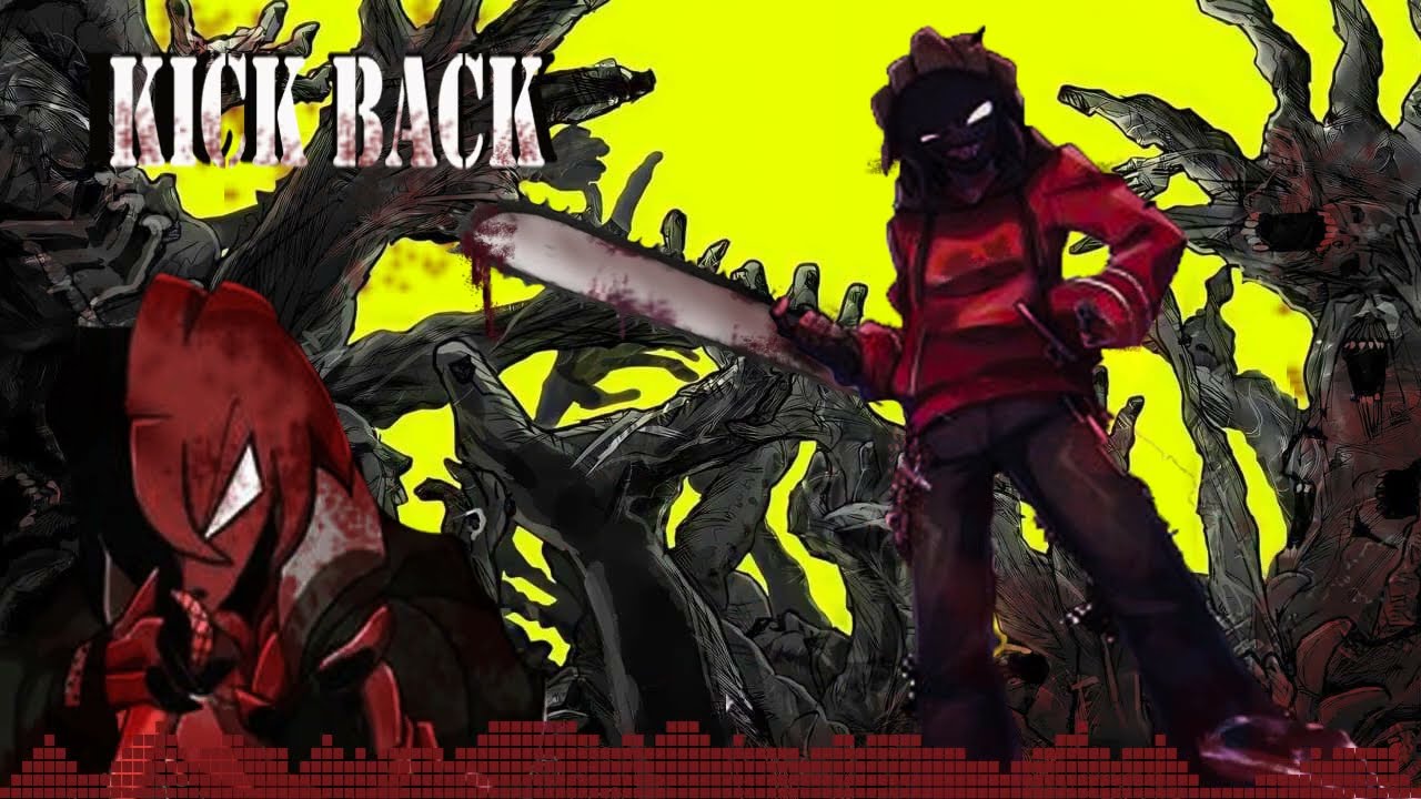 Friday Night Funkin' - Chainsaw Man - OP FULLl - KICK BACK - Cover But Agoti and Aldryx sing