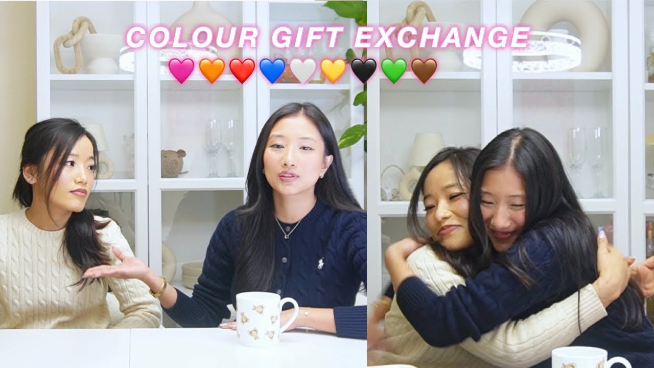 Colour GIFT EXCHANGE with Nanuloveyou || UNEXPECTED || funny || emotional 😳🥹