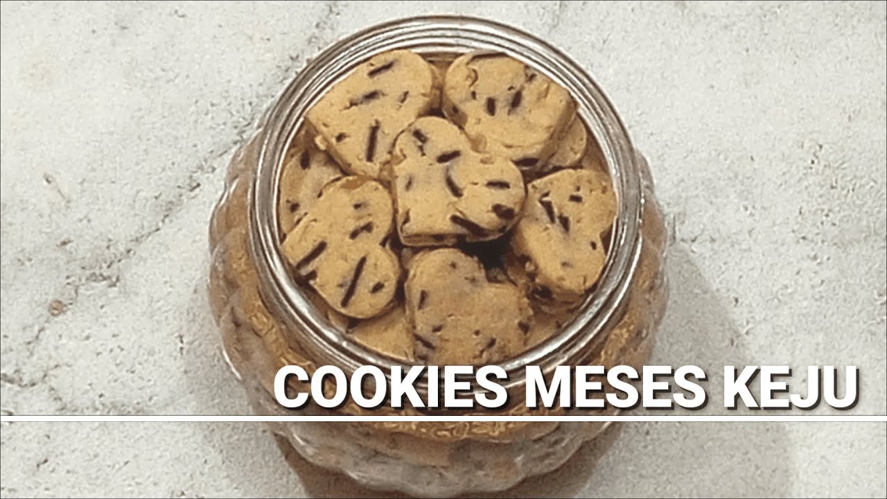 RESEP COOKIES MESES KEJU ENAK DAN GURIH !! KUE KERING LEBARAN 2024