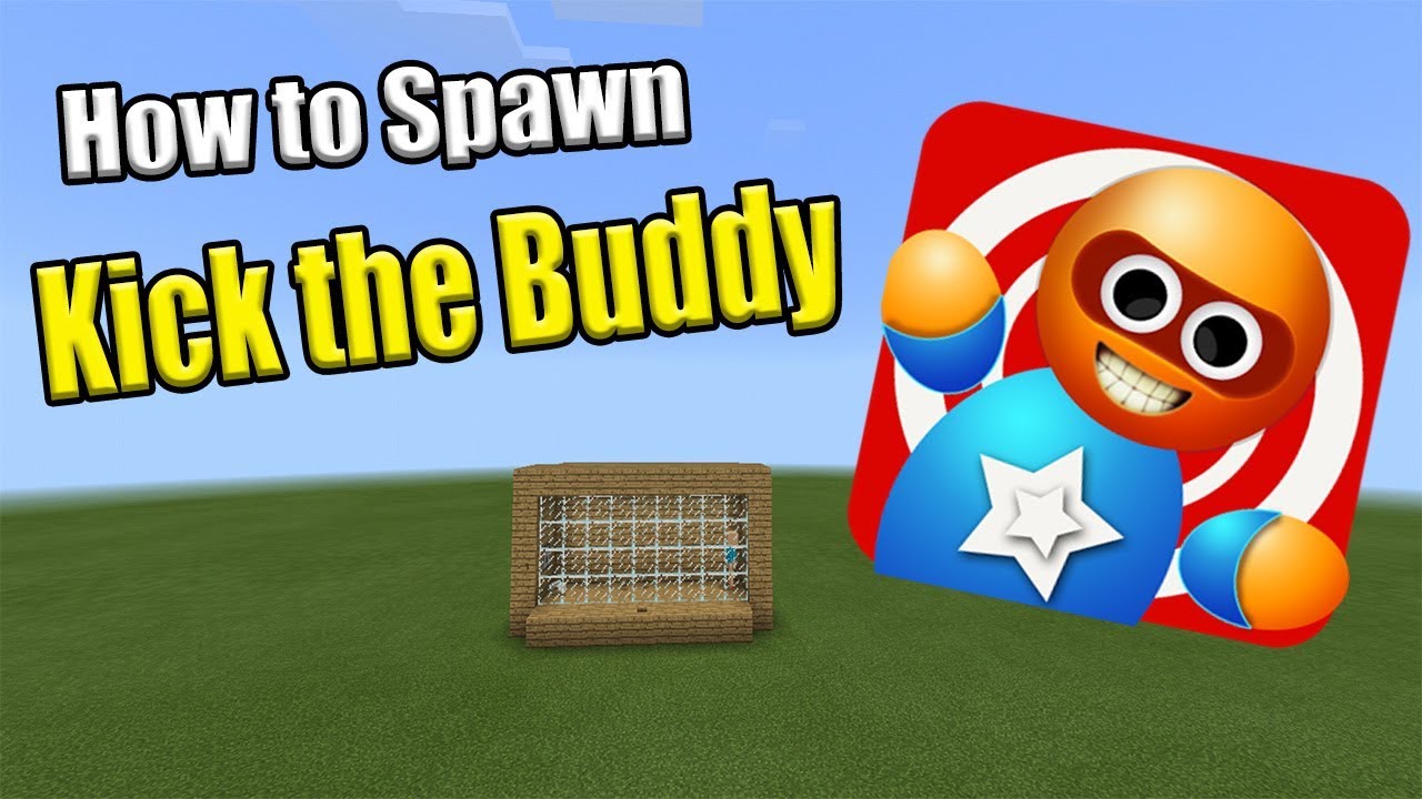 How to Spawn KICK THE BUDDY | Minecraft PE