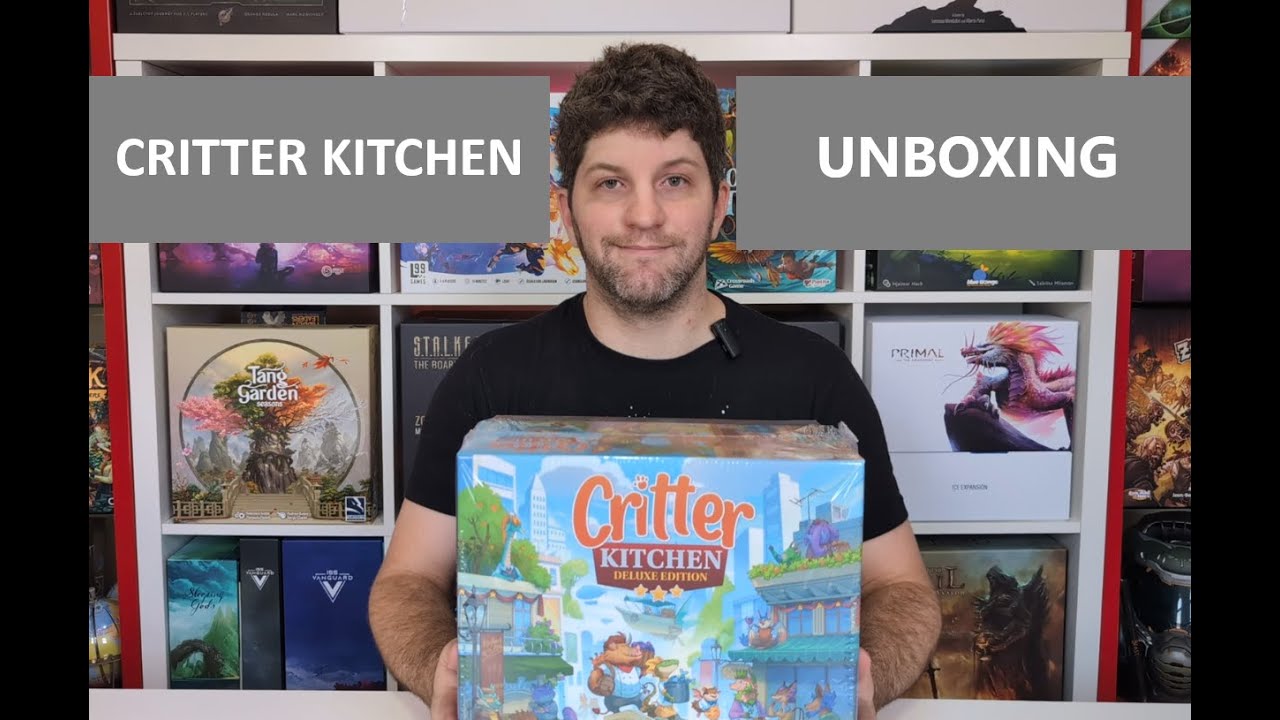 Critter Kitchen - Kickstarter Deluxe Edition Unboxing! - So many tokens!