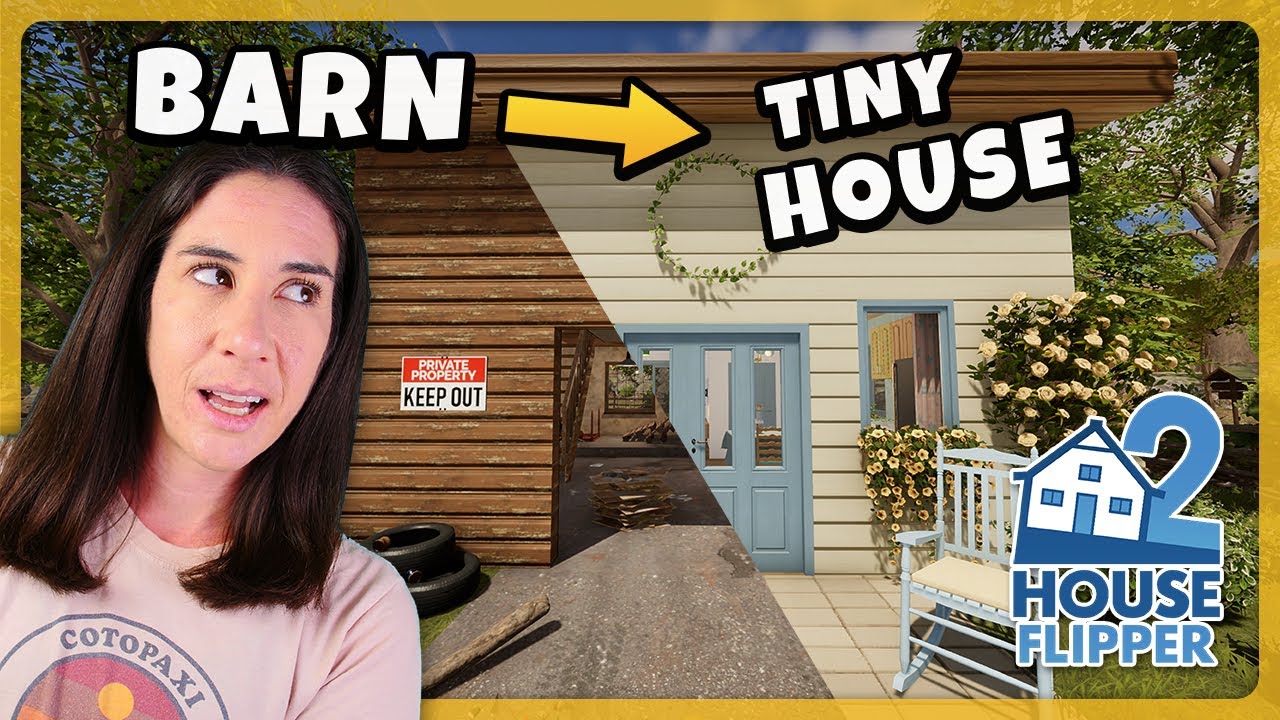 Old Barn to Tiny Home Conversion 🛠️ House Flipper 2