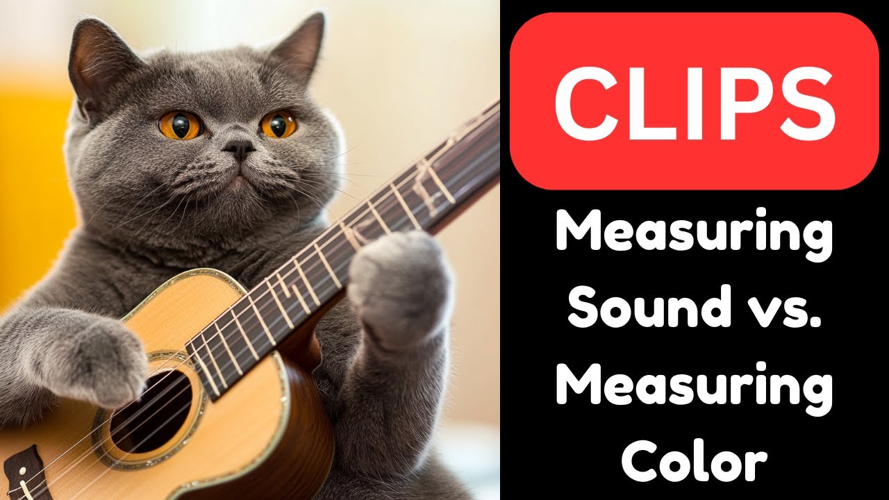 Measuring Sound vs  Measuring Color