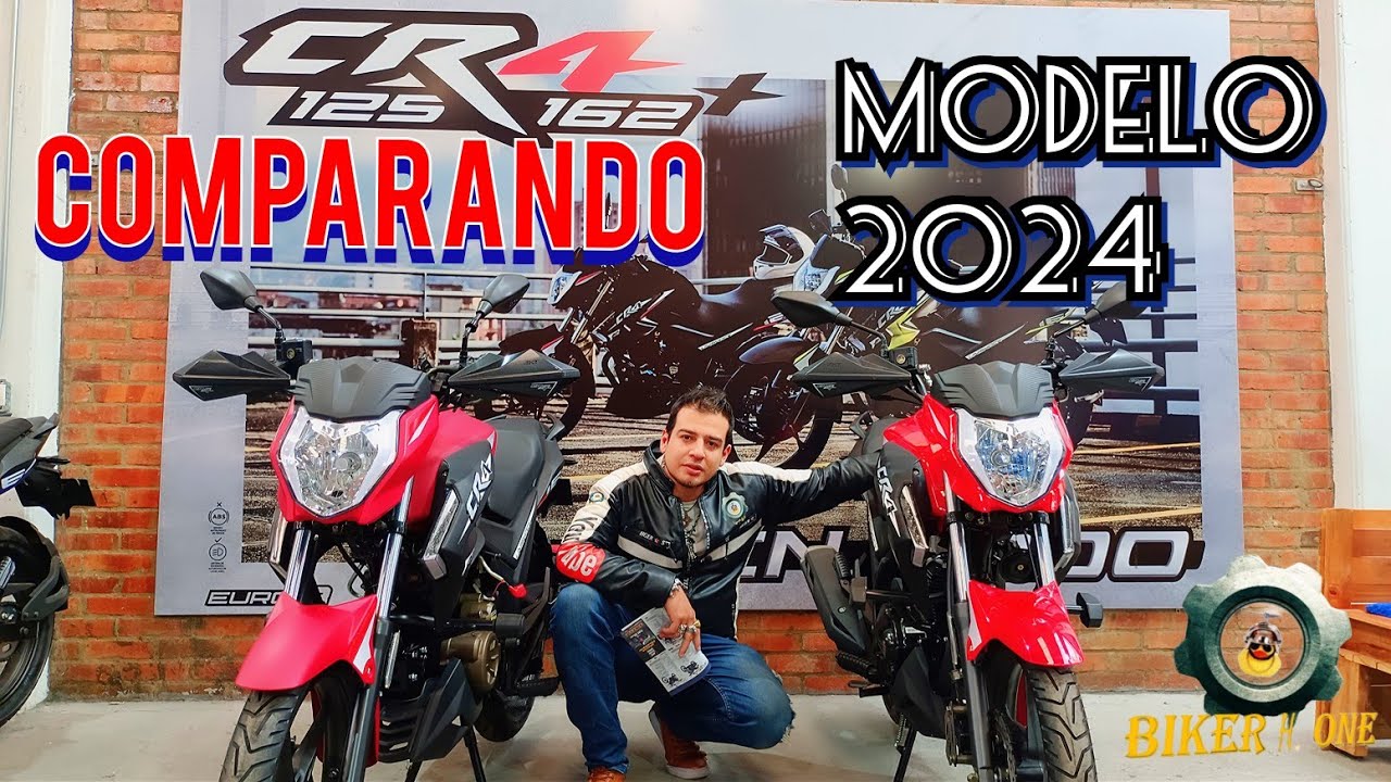 COMPARATIVO CR4 125 2024⚡CR4 162 2024 AKT