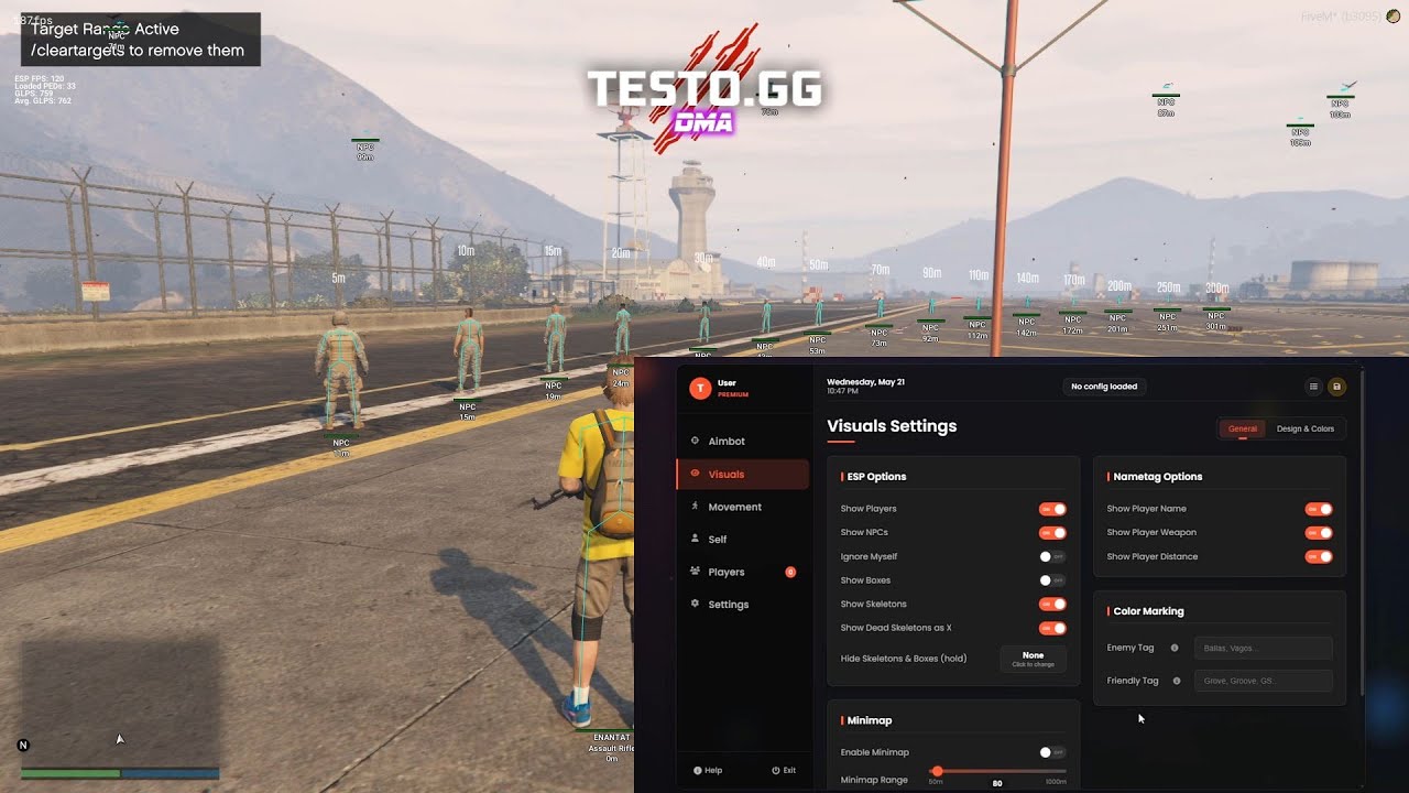 TESTO.GG DMA Showcase - Undetected FiveM DMA Cheat