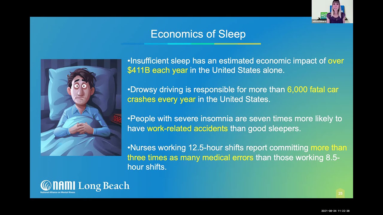 Importance of Sleep and Mental Health - Hebard Consulting for NAMI LBA