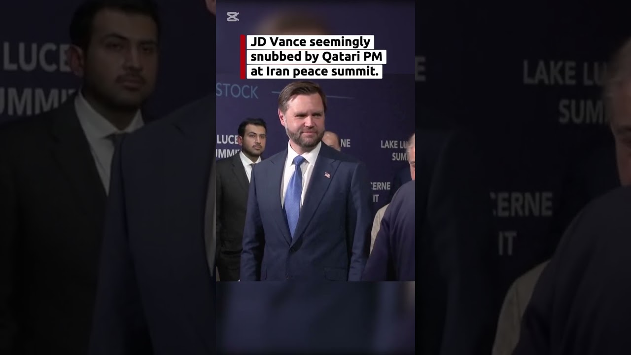Awkward Moment: JD Vance Ignored by Qatari PM