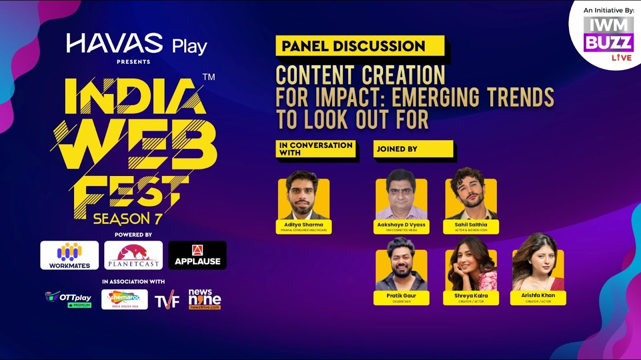 India Web Fest 2025: Content Creation for Impact: Emerging Trends to Look Out For