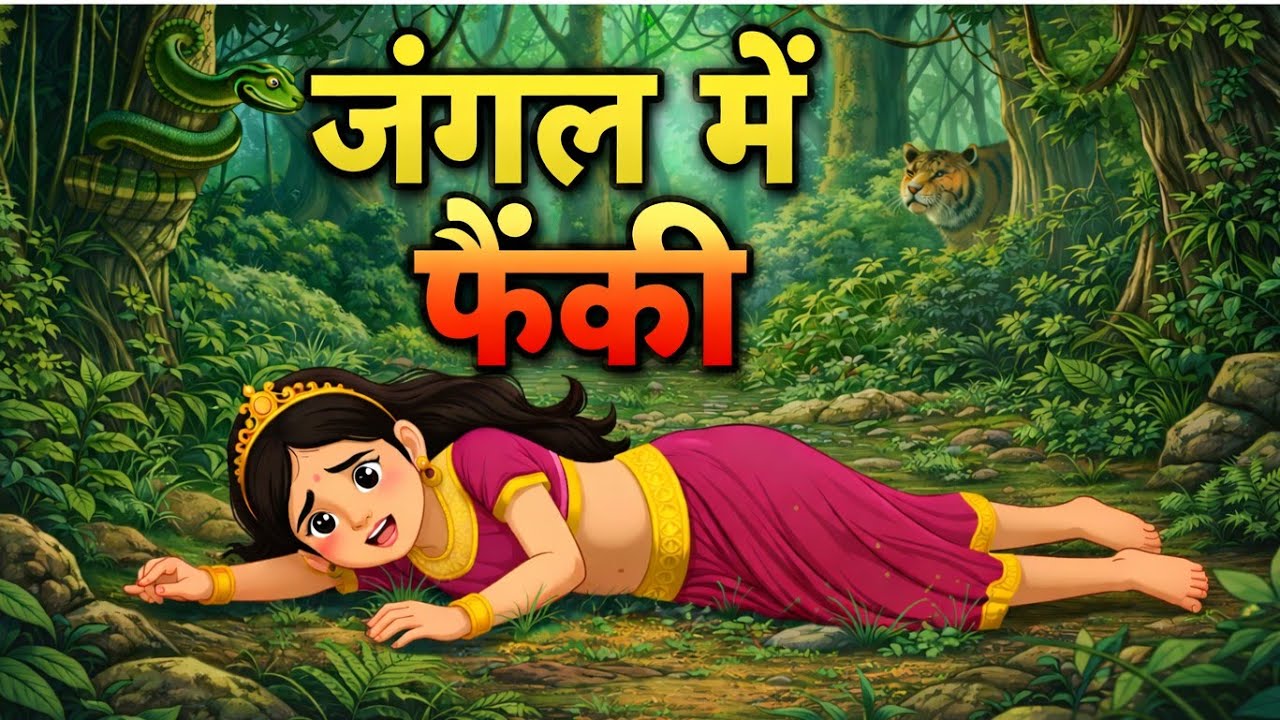 The Princess’s Baby Was Thrown Into the Jungle! | Sad Hindi Moral Story | Hindi Kahani