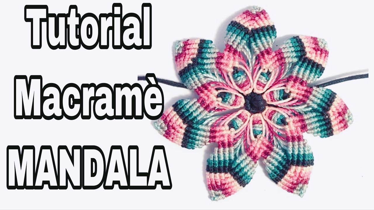 Tutorial Ciondolo Mandala Macrame