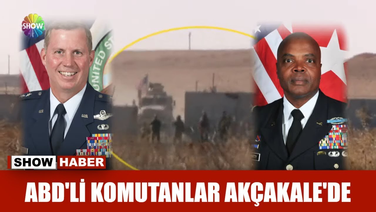 ABD'li komutanlar Akçakale'de
