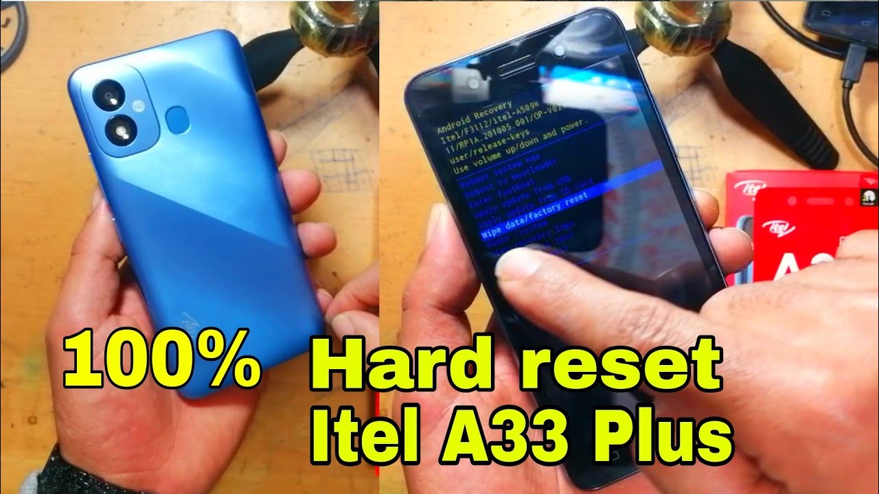 hard reset itel A33 Plus 😍