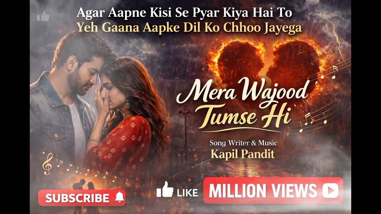 MERA WAJOOD TUMSE HE🥺💔sad breakup #song #tranding #2026 #hindisong #breakupsong #bollywoodsongs