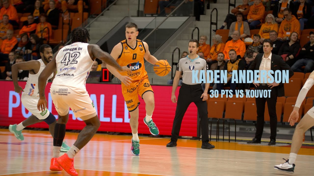 Kaden Anderson upottaa 30 pistettä
