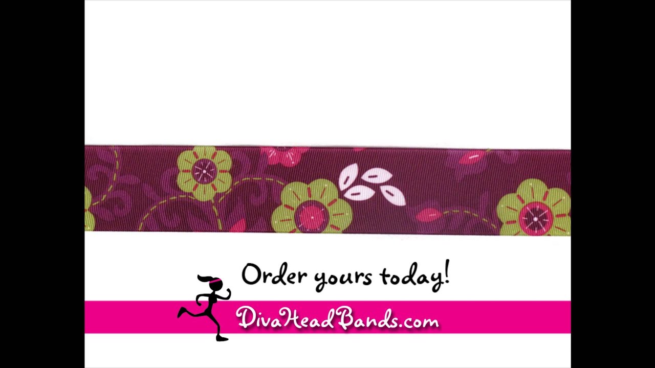 10 SO! SO! SO! Sweet Modern Flower Diva Bands Styles of Nonslip Workout Headbands