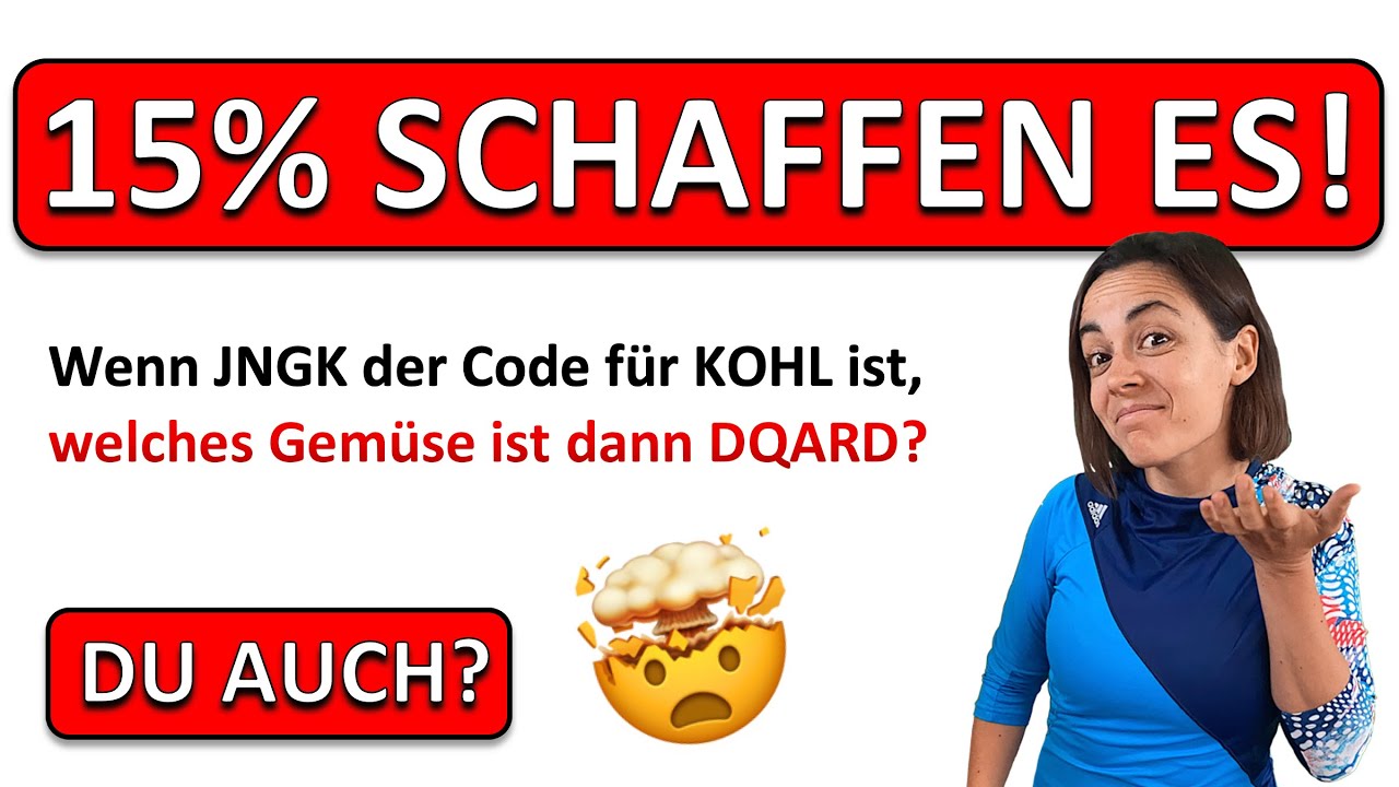 🚀🚀🚀 Schaffst DU es den Code zu knacken? | Mathe Logik Rätsel Frage aus dem 1% Quiz
