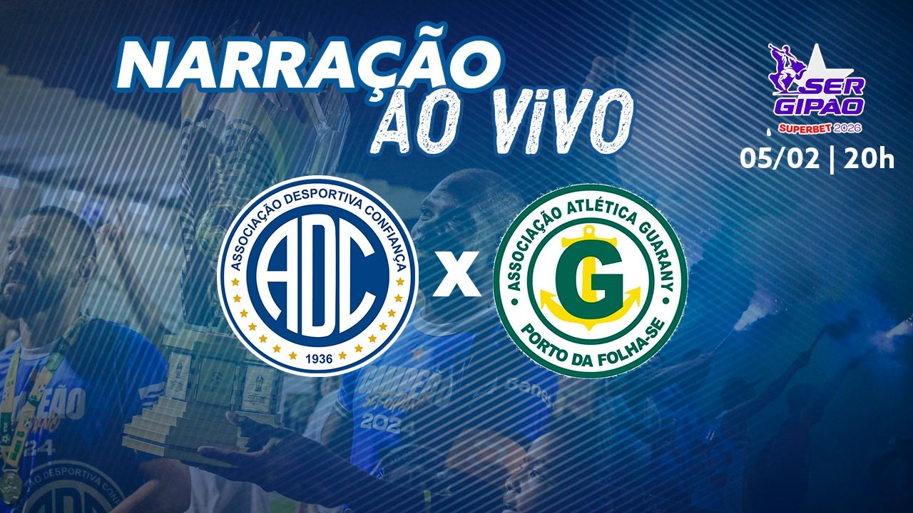 Confian&ccedil;a x Guarany | AO VIVO | Sergipano (05/02/2026)