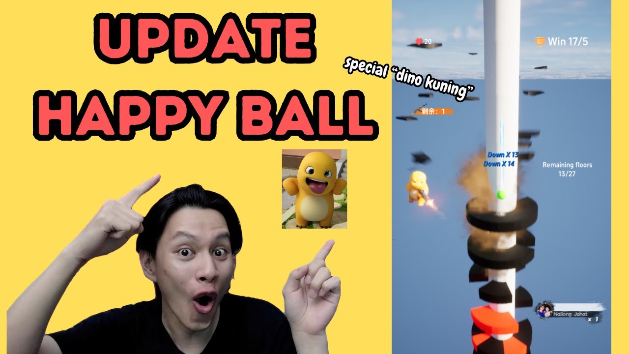 HAPPY BALL UPDATE! Why is Nailong there???? (The game that's going viral on TikTok Live)