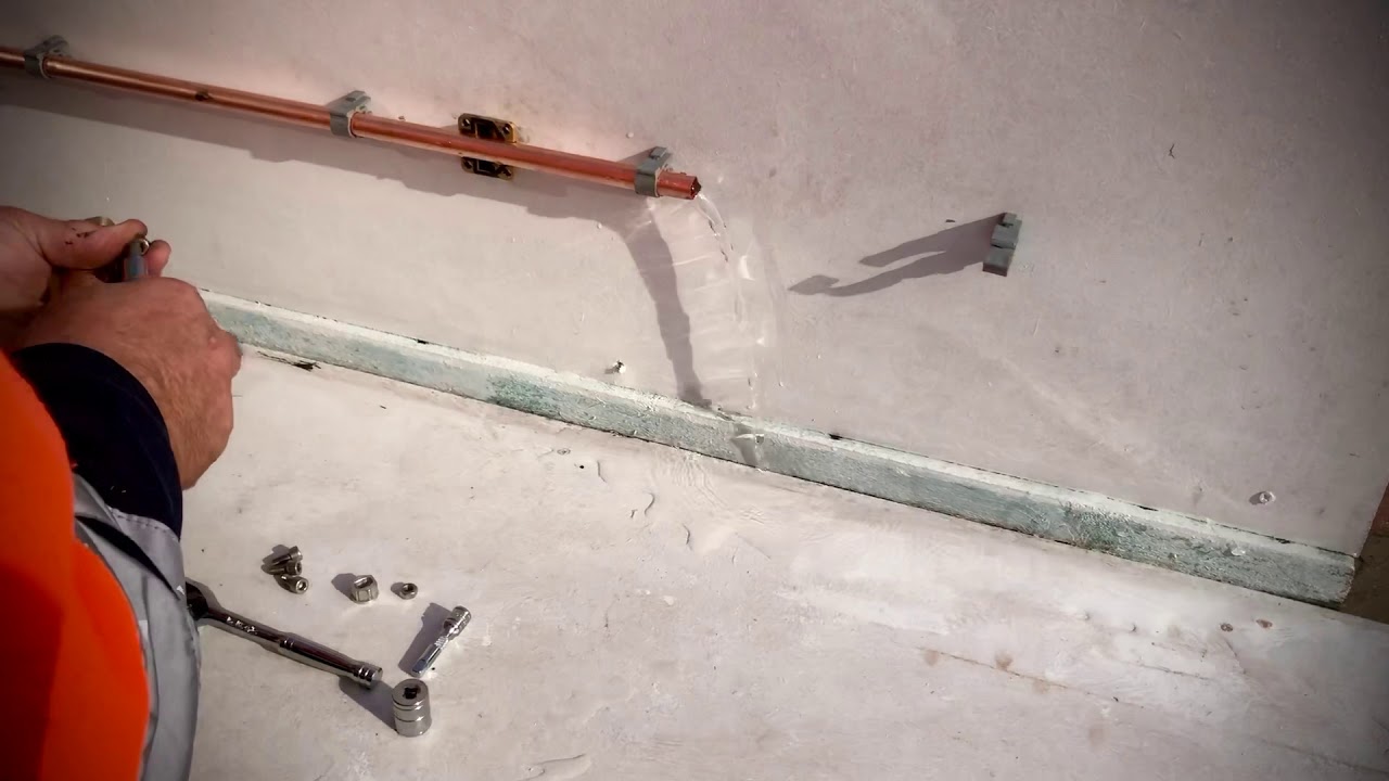 Simple stop valve installation video on live water pipe