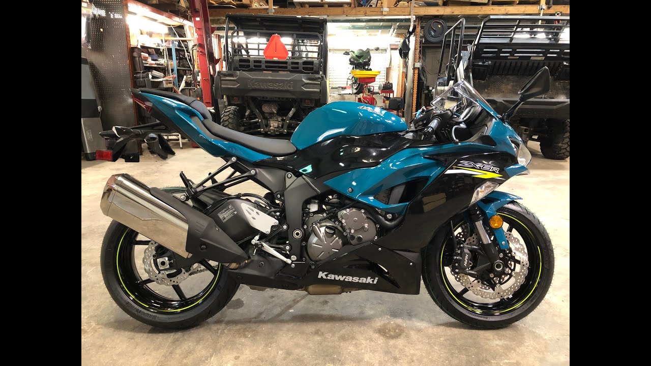 2023 Kawasaki Ninja ZX-6R  636 Unboxing & Complete Build - Pearl Nightshade Teal -  ZX6R MotoGP