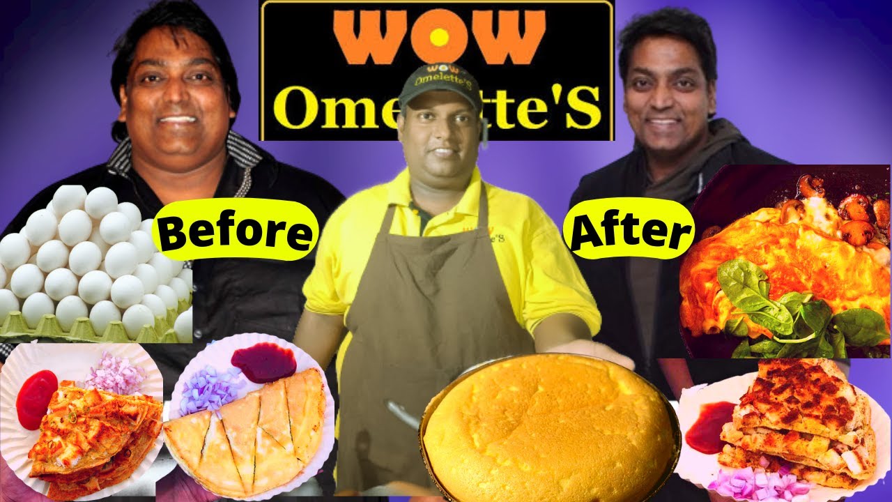 WOW Omelet ! GANESH ACHARYA Makes World's Super Delicious Fluffy Omelette & Special DRY FRUIT Omelet