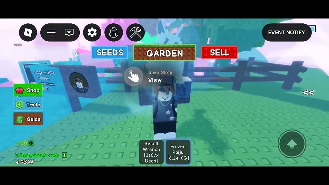 Old grow a garden player
