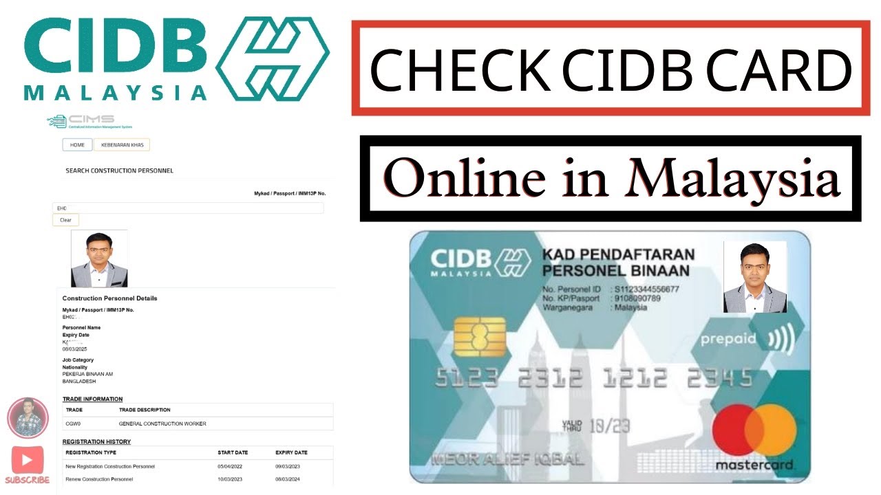 Check Your CIDB Card Status Online in Malaysia - Step-by-Step Guide