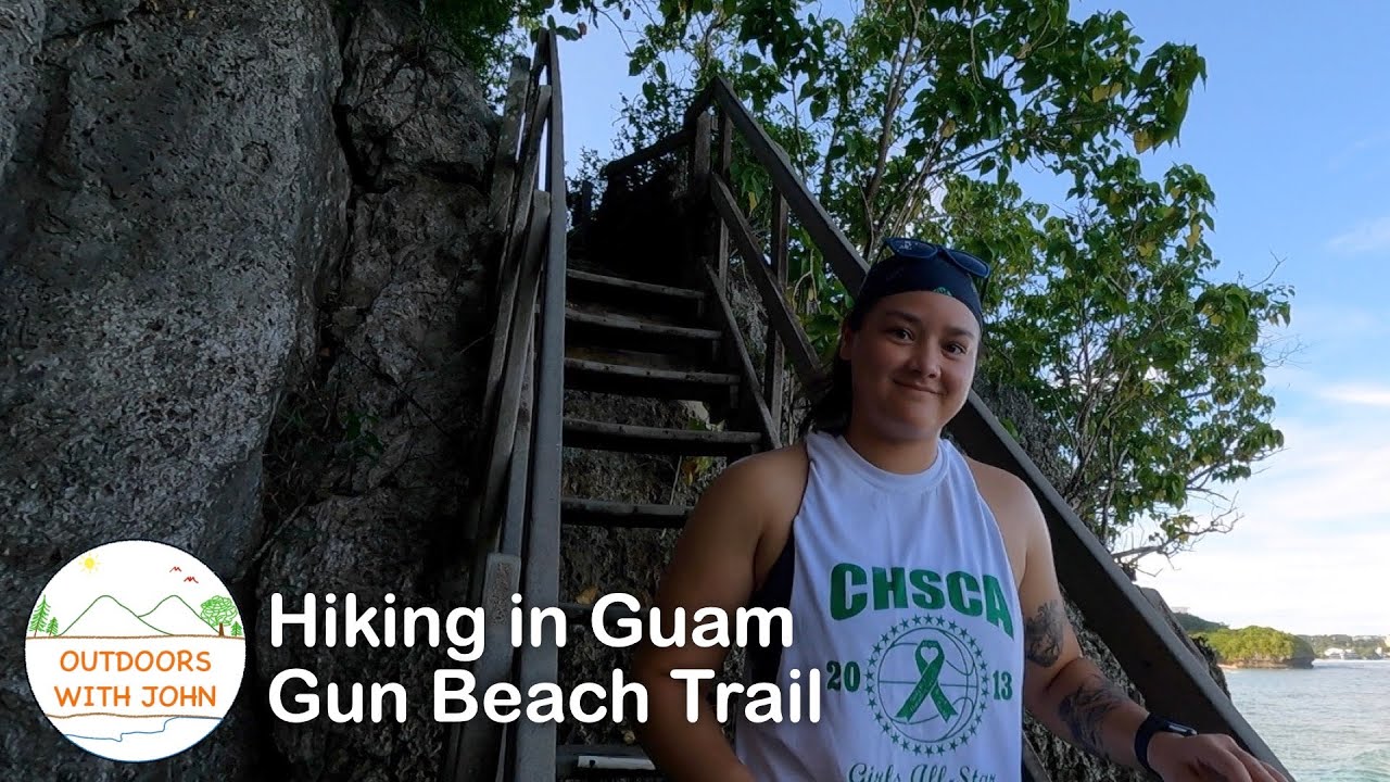 Hiking in Guam - Gun Beach Trail