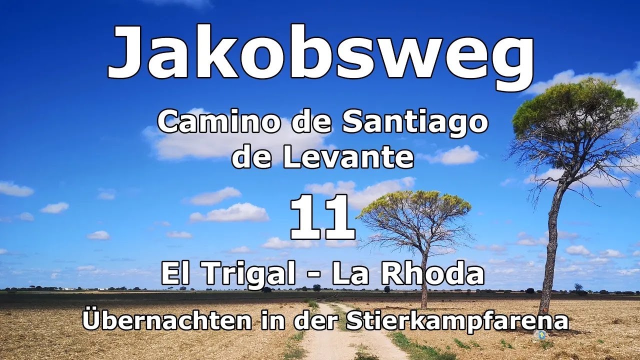 Tag 11 Jakobsweg Camino de Santiago de Levante - Ab El Trigal - Übernachten in der Stierkampfarena!