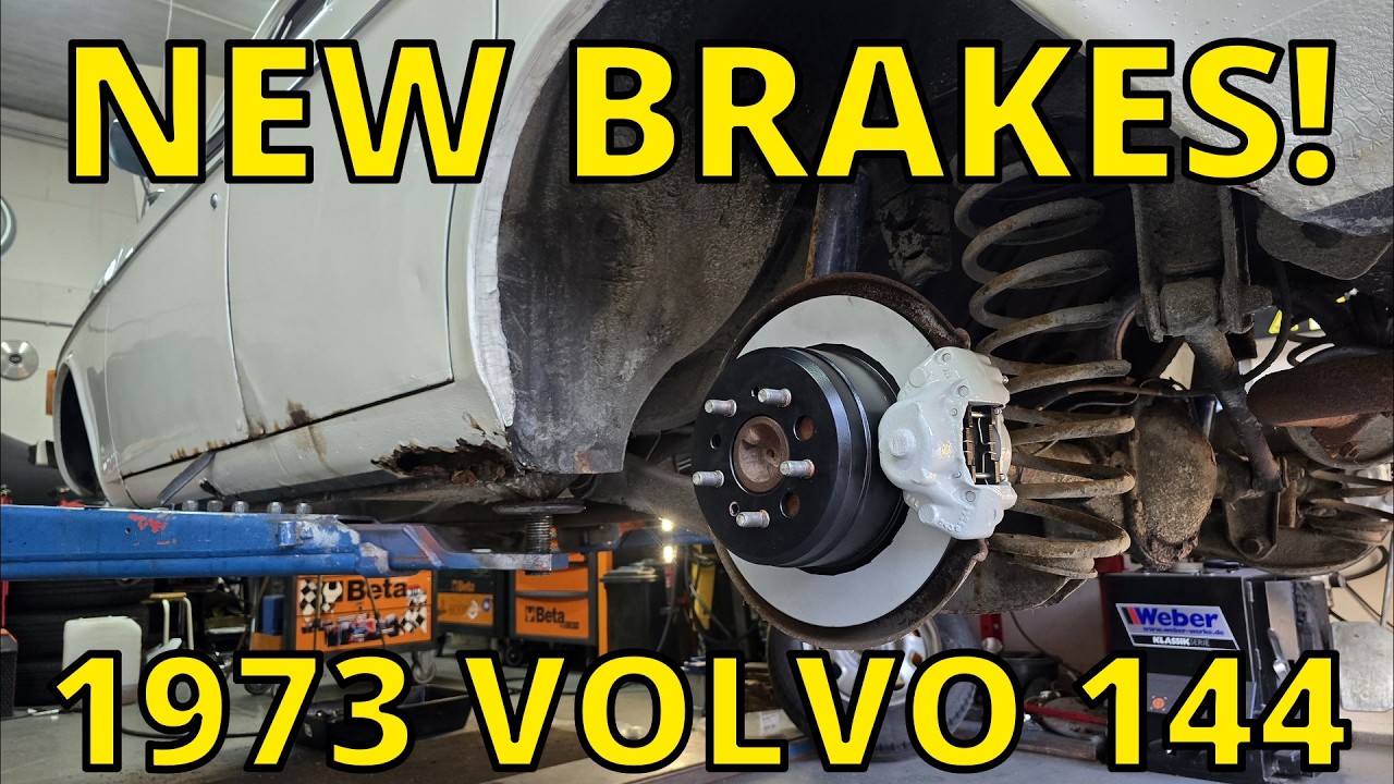 Я восстановил тормоза своего Volvo 144 после 27 лет хранения в транспортном контейнере!