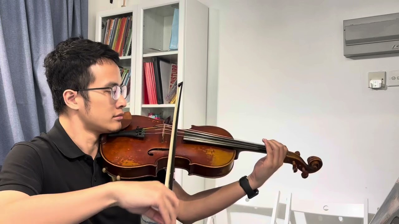 Haydn: Hungarian Rondo (More Time Pieces) (ABRSM Viola Grade 5 from 2024 A4) demo with metronome