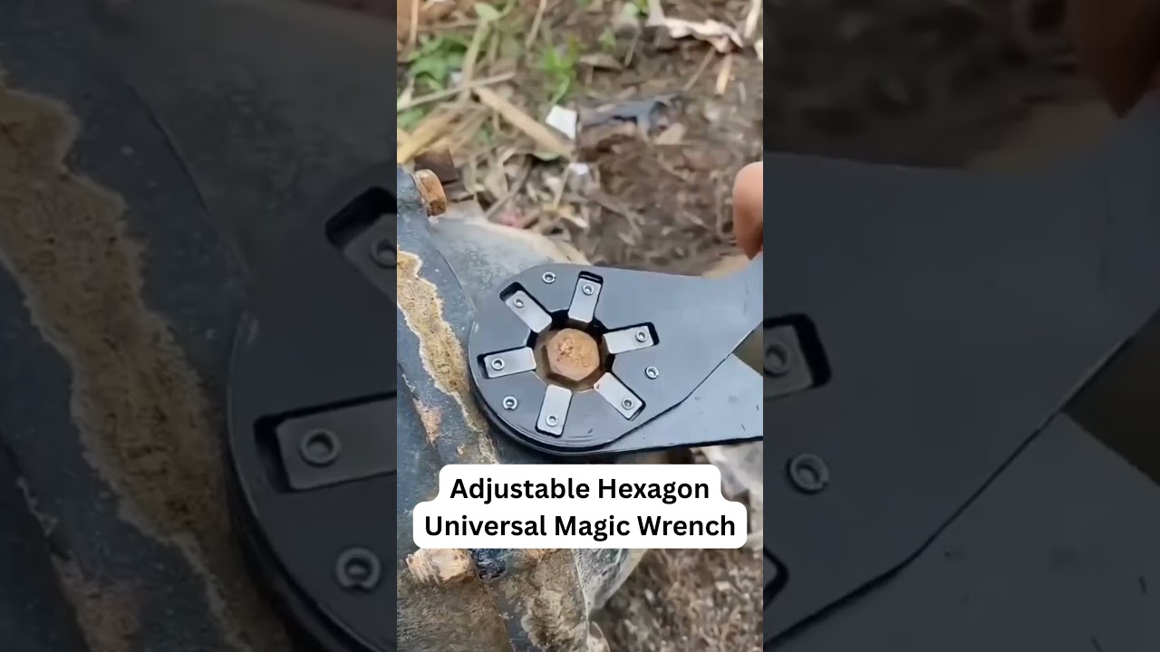 Adjustable Wrench with Bionic Grip That Replaces Your Entire Toolkit!