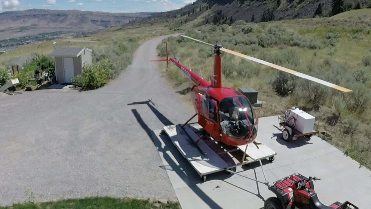 Landing a Helicopter On a Platform