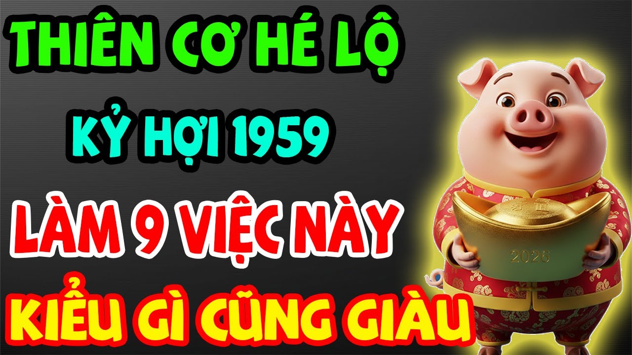 Thiên Cơ Hé Lộ: Kỷ Hợi 1959 Làm Đúng 9 Việc Này, Vận Tiền Bật Mạnh, Kiểu Gì Cũng Giàu