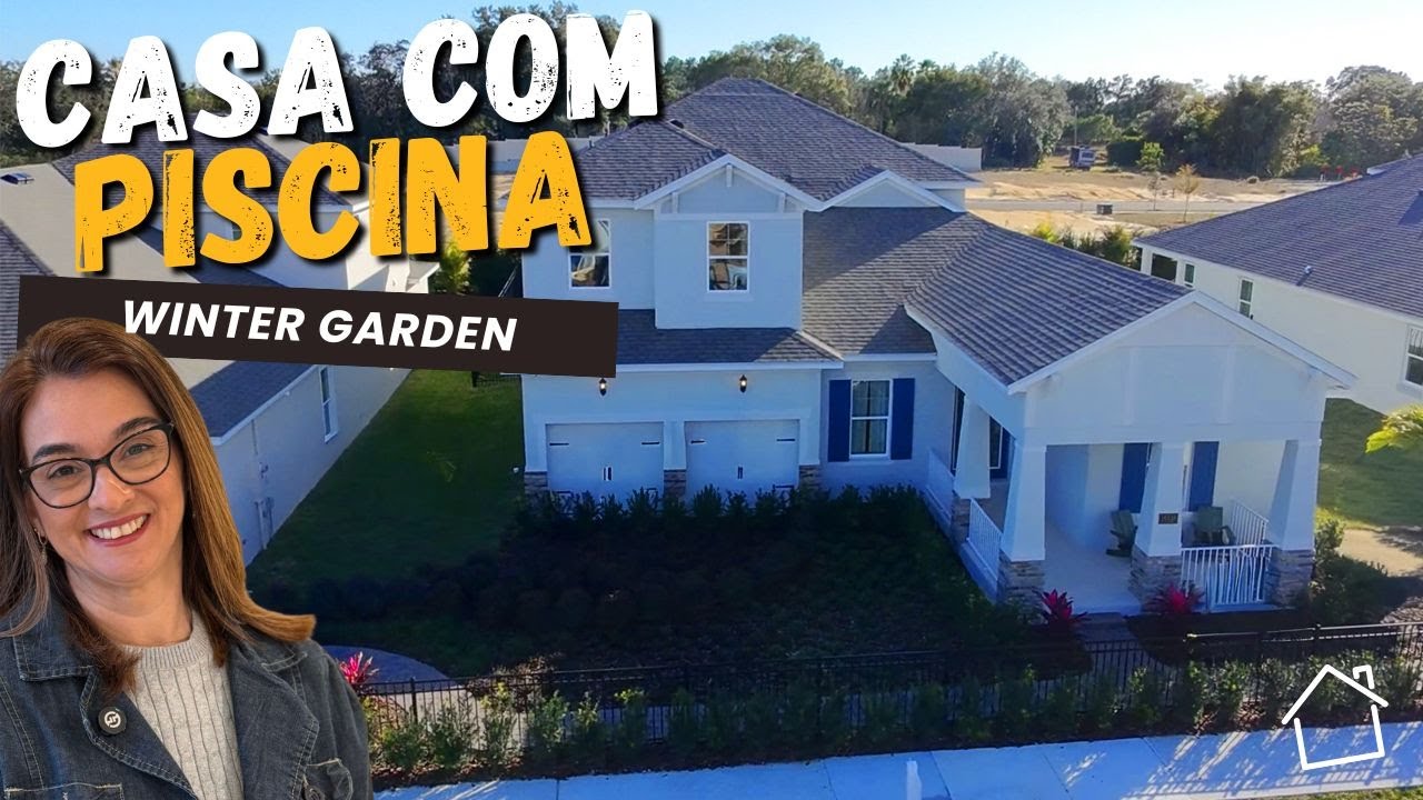 Winter Garden SURPREENDE com essa CASA incrível e piscina