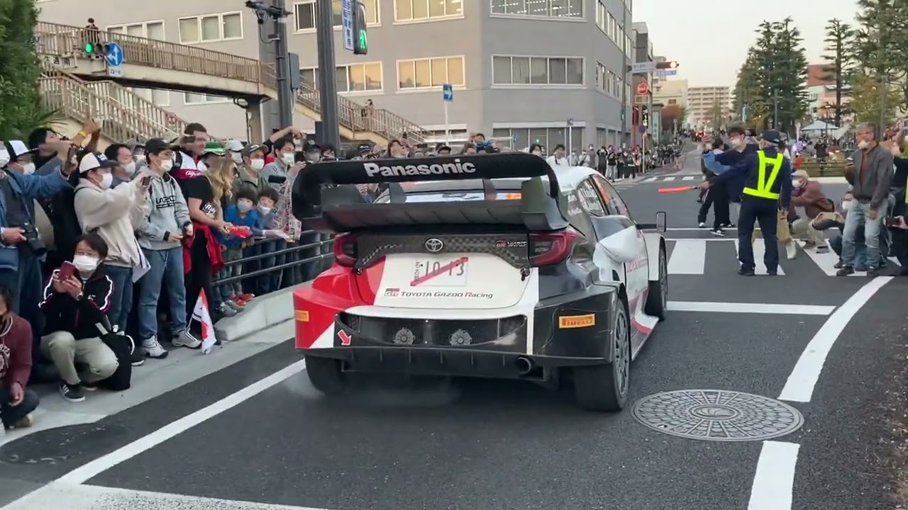 WRC ラリージャパン 2022 岡崎SSS終了後 その4 トヨタ・GRヤリス 勝田 貴元