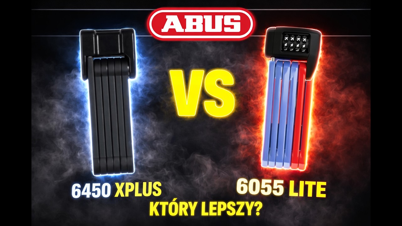 ABUS 6450(6500) XPLUS  CZY ABUS 6055 LITE MINI // ZAPIĘCIA SKŁADANE ABUS | RODZAJE SPECYFIKACJA WAGA