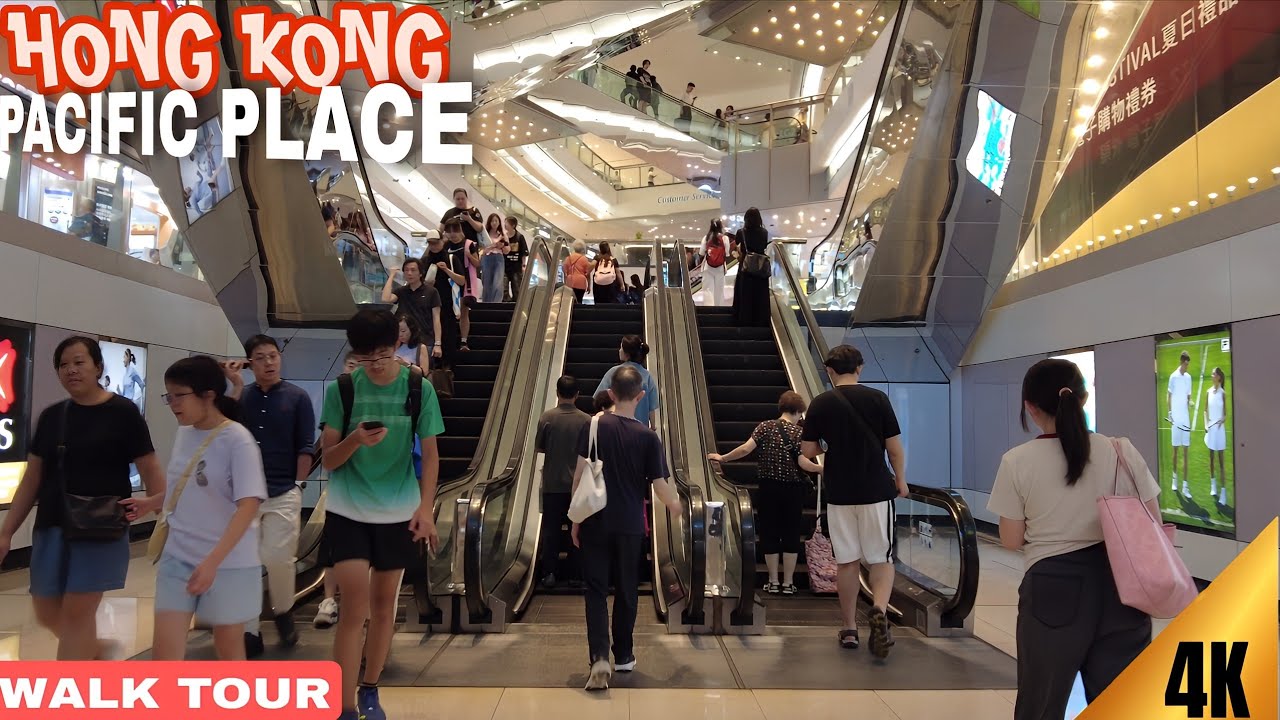📍Hong kong Luxury Mall Tour | Pcific Place Admiralty Hong kong - 4k HDR 