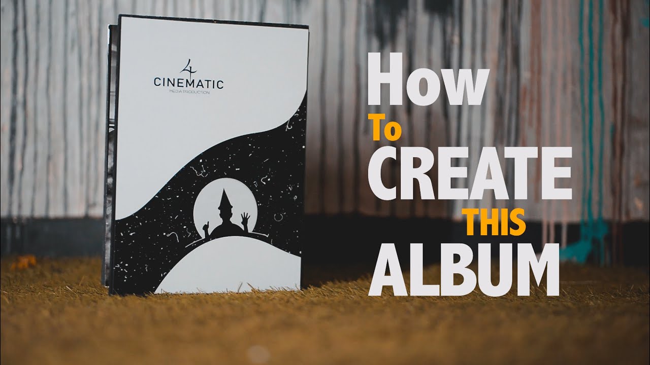 how to make a photo album (Wedding , Family , Friends ) ..  very easily ...diy