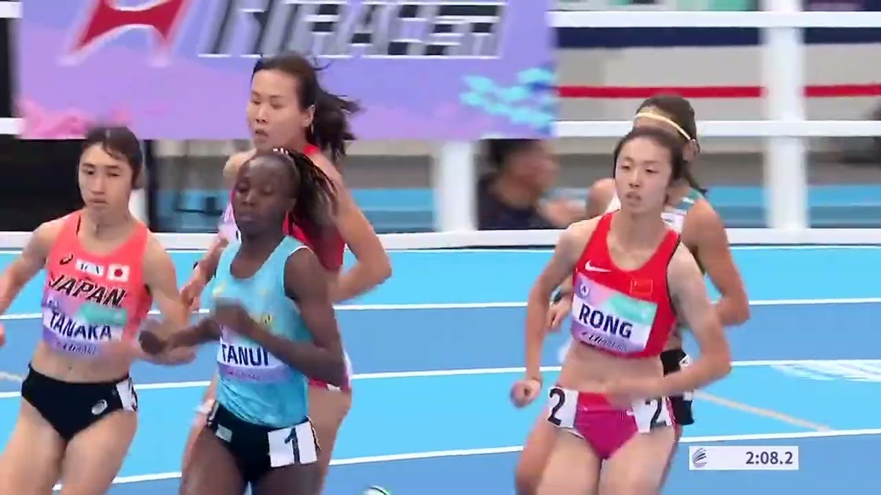 天津2026アジア室内陸上競技選手権大会　女子1500m決勝　田中希実