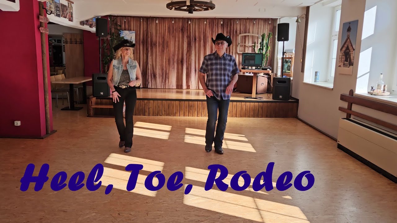 Line Dance HEEL, TOE, RODEO (Garry O'Reilly) Teach / Dance #flashmob #2026